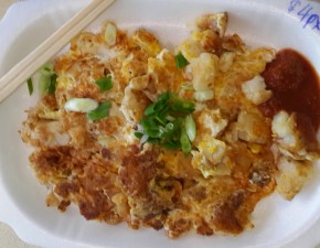 Carrot cake from AH Heng stall
